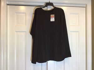 Nike YOGA Dri-Fit Long Sleeve Black Top Men’s L Knit Stretch Trainer Gym NWT $85